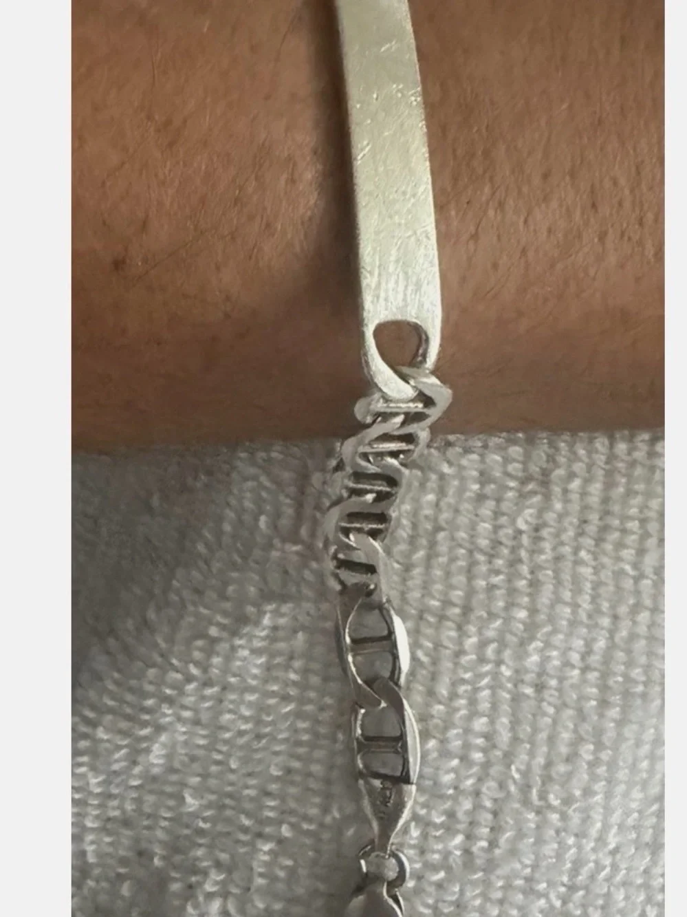 Silver Men's ID Bracelet - Classic Stainless Look